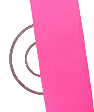 Bright Pink Colour Plain Rayon Fabric
